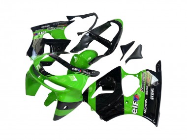 Acquista Carena Moto Kawasaki ZX6R 1998-1999 - Verde Nero Lucido Elf Bridgestone