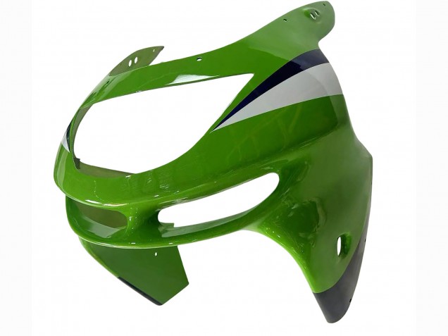 Acquista Carena Moto Kawasaki ZX6R 1998-1999 - Verde Bianco Blu Argento Nero Lucido