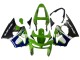 Acquista Carena Moto Kawasaki ZX6R 1998-1999 - Verde Bianco Blu Argento Nero Lucido