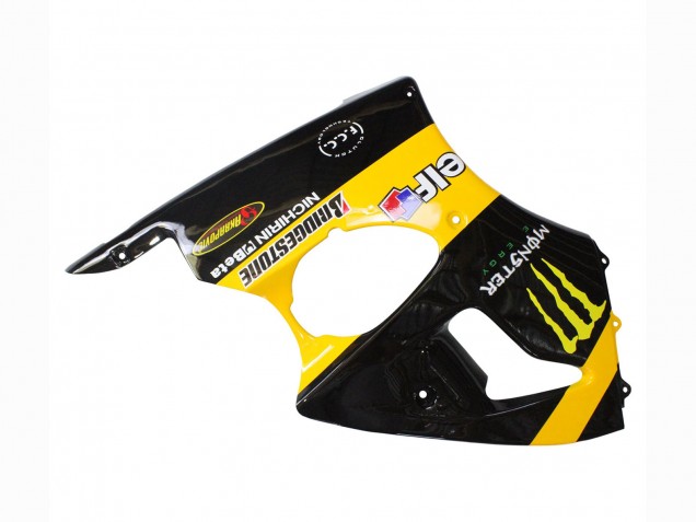 Acquista Carena Moto Kawasaki ZX6R 1998-1999 - Giallo Nero Mostro Elf Bridgestone