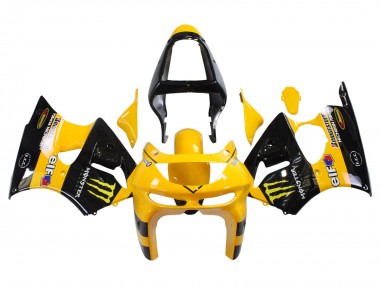 Acquista Carena Moto Kawasaki ZX6R 1998-1999 - Giallo Nero Mostro Elf Bridgestone