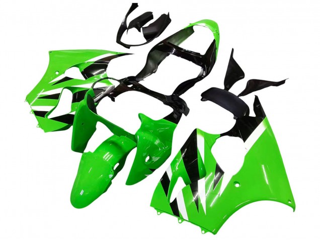 Acquista Carena Moto Kawasaki ZX6R 2000-2002 - Verde Bianco Nero