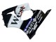 Acquista Carena Moto Kawasaki ZX6R 2000-2002 - Nero Lucido Bianco West Michelin