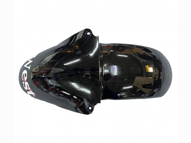 Acquista Carena Moto Kawasaki ZX6R 2000-2002 - Nero Lucido Bianco West Michelin