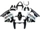 Acquista Carena Moto Kawasaki ZX6R 2000-2002 - Nero Lucido Bianco West Michelin