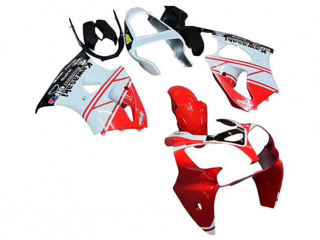 Acquista Carena Moto Kawasaki ZX6R 2000-2002 - Bianco Rosso Nero