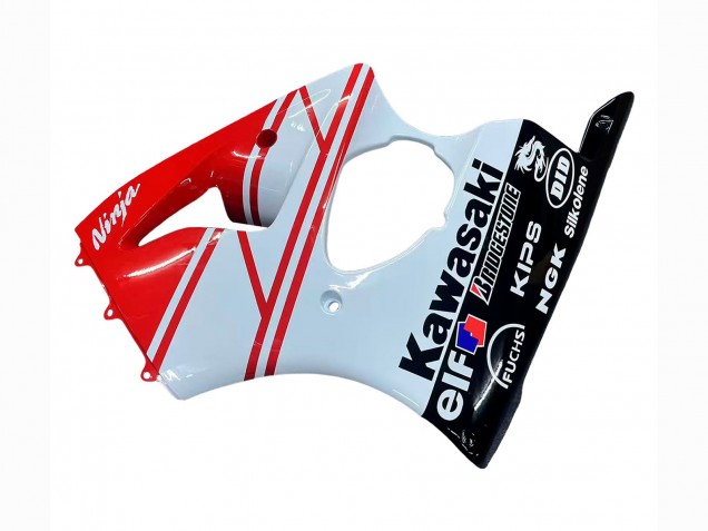 Acquista Carena Moto Kawasaki ZX6R 2000-2002 - Bianco Rosso Nero