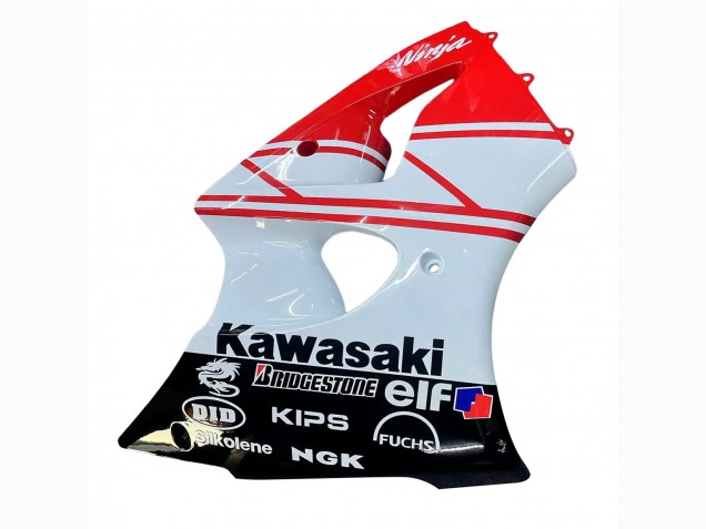 Acquista Carena Moto Kawasaki ZX6R 2000-2002 - Bianco Rosso Nero