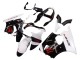 Acquista Carena Moto Kawasaki ZX6R 2000-2002 - Bianco Nero Rosso Mostro