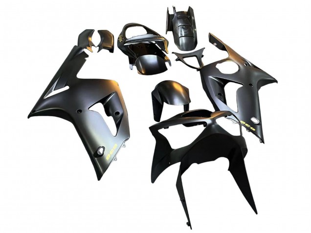 Acquista Carena Moto Kawasaki ZX6R 2003-2004 - Nero Opaco Oro 636