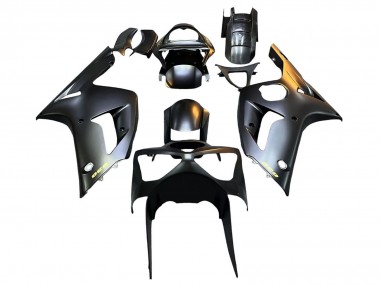 Acquista Carena Moto Kawasaki ZX6R 2003-2004 - Nero Opaco Oro 636