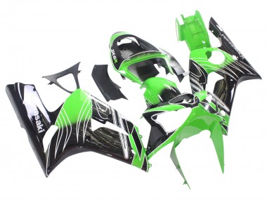 Acquista Carena Moto Kawasaki ZX6R 2003-2004 - Verde Bianco Nero