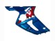 Acquista Carena Moto Kawasaki ZX6R 2003-2004 - Blu Bianco Rosso Squalo