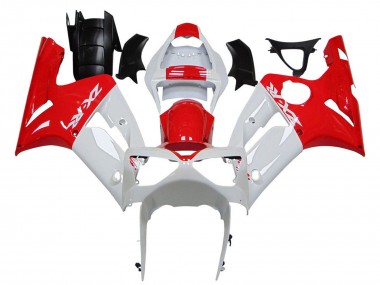 Acquista Carena Moto Kawasaki ZX6R 2003-2004 - Bianco Rosso