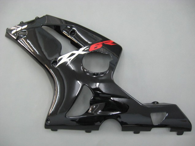 Acquista Carena Moto Kawasaki ZX6R 2003-2004 - Nero Lucido