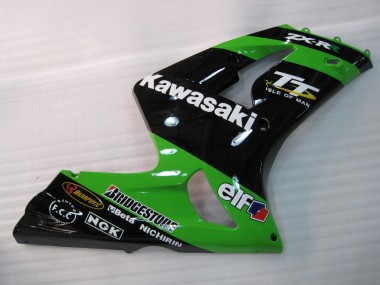 Acquista Carena Moto Kawasaki ZX6R 2003-2004 - Verde Nero Elf Bridgestone