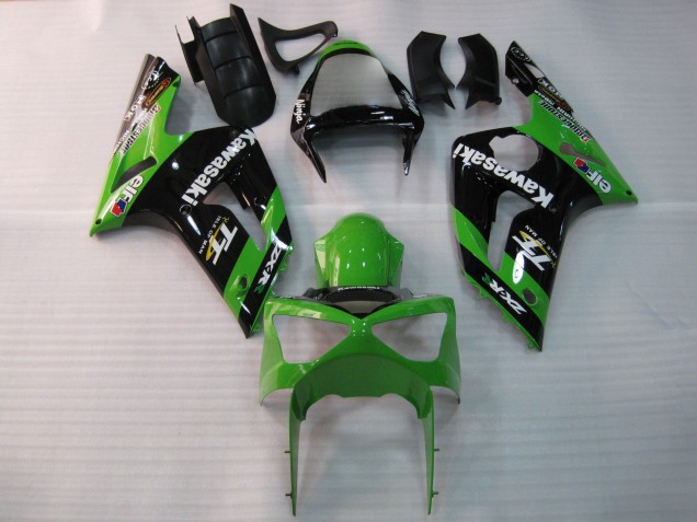 Acquista Carena Moto Kawasaki ZX6R 2003-2004 - Verde Nero Elf Bridgestone