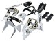 Acquista Carena Moto Kawasaki ZX6R 2003-2004 - Bianco Nero Motul Lucky Strike
