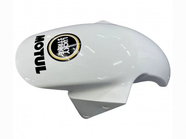 Acquista Carena Moto Kawasaki ZX6R 2003-2004 - Bianco Nero Motul Lucky Strike
