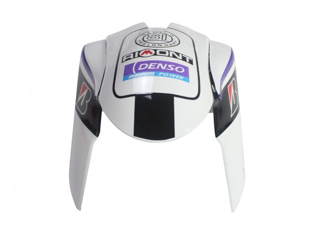 Acquista Carena Moto Kawasaki ZX6R 2005-2006 - Bianco Viola Nero Rizoma Playboy DENSO