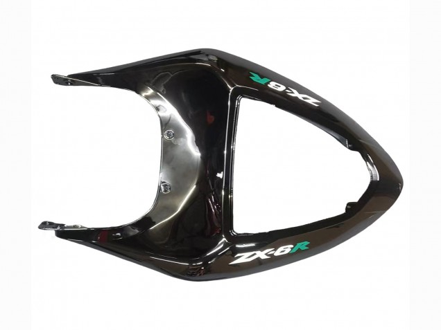 Acquista Carena Moto Kawasaki ZX6R 2005-2006 - Nero Lucido Verde Fiamma