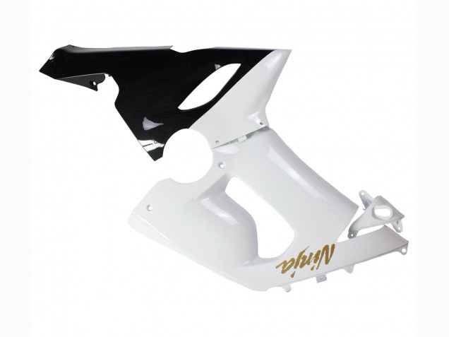 Acquista Carena Moto Kawasaki ZX6R 2005-2006 - Bianco Nero Oro Ninja