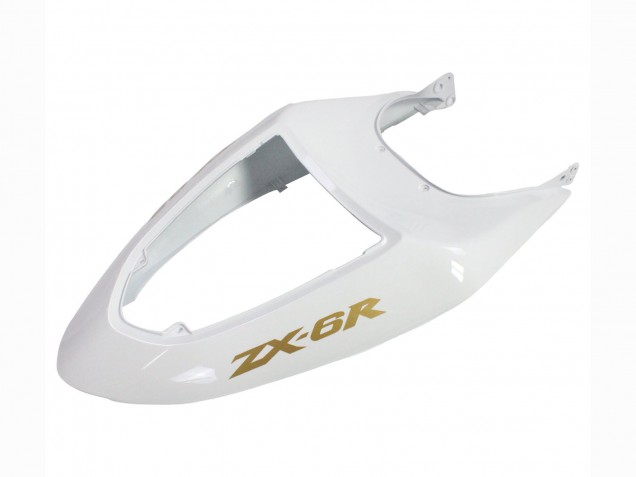 Acquista Carena Moto Kawasaki ZX6R 2005-2006 - Bianco Nero Oro Ninja