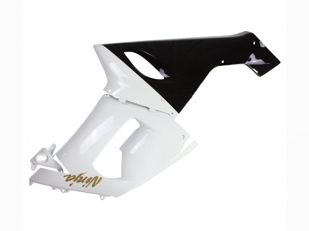 Acquista Carena Moto Kawasaki ZX6R 2005-2006 - Bianco Nero Oro Ninja