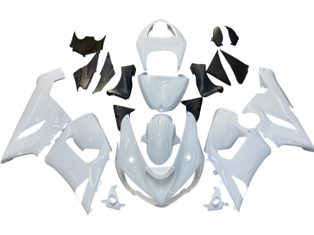 Acquista Carena Moto Kawasaki ZX6R 2005-2006 - Bianco