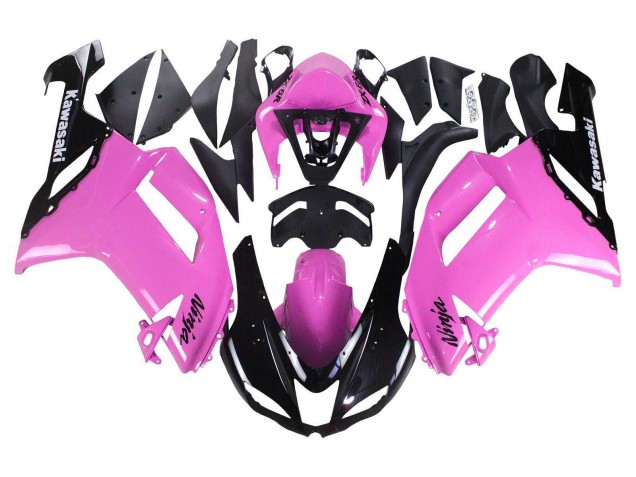 Acquista Carena Moto Kawasaki ZX6R 2007-2008 - Nero Rosa Ninja