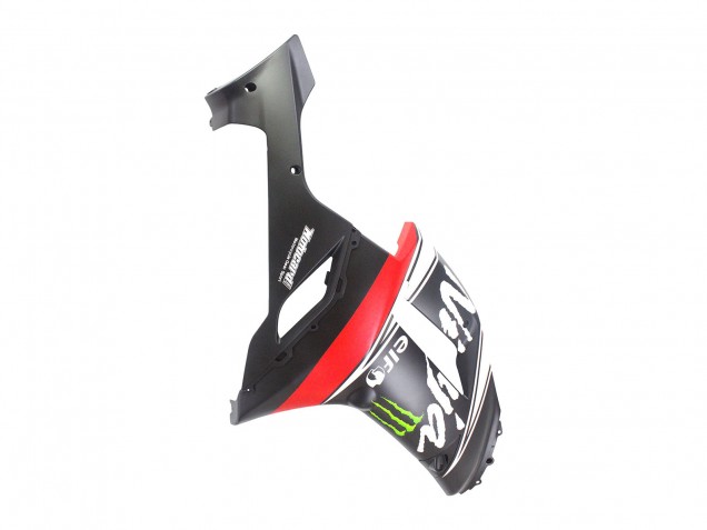 Acquista Carena Moto Kawasaki ZX6R 2007-2008 - Nero Bianco Rosso Bianco Nevicare Decal Ninja Elf
