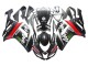 Acquista Carena Moto Kawasaki ZX6R 2007-2008 - Nero Bianco Rosso Bianco Nevicare Decal Ninja Elf