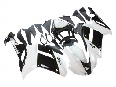 Acquista Carena Moto Kawasaki ZX6R 2007-2008 - Nero Bianco Ninja