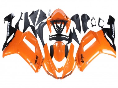 Acquista Carena Moto Kawasaki ZX6R 2007-2008 - Arancia Nero Ninja