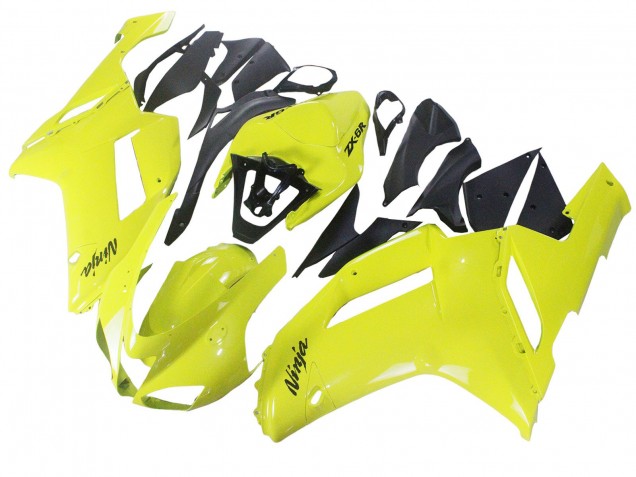 Acquista Carena Moto Kawasaki ZX6R 2007-2008 - Giallo Ninja