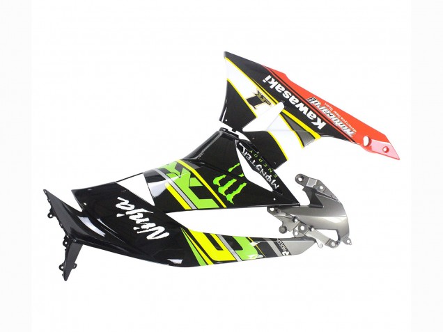 Acquista Carena Moto Kawasaki ZX6R 2009-2012 - Verde Nero Lucido Giallo Bianco Rosso Elf Mostro