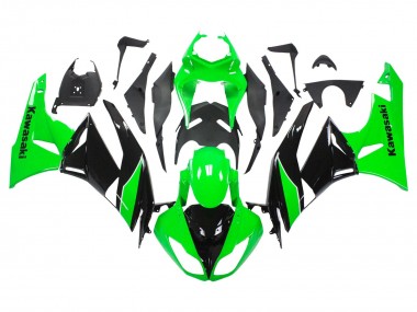 Acquista Carena Moto Kawasaki ZX6R 2009-2012 - Verde Nero Lucido