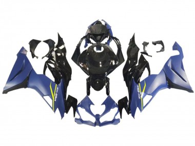 Acquista Carena Moto Kawasaki ZX6R 2009-2012 - Blu Nero Lucido Giallo