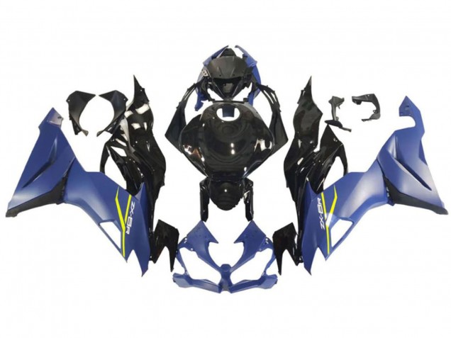 Acquista Carena Moto Kawasaki ZX6R 2009-2012 - Blu Nero Lucido Giallo