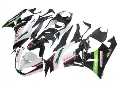 Acquista Carena Moto Kawasaki ZX6R 2009-2012 - Bianco Rosso Nero Verde