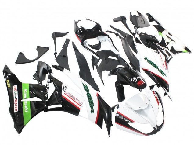 Acquista Carena Moto Kawasaki ZX6R 2009-2012 - Bianco Rosso Nero Verde