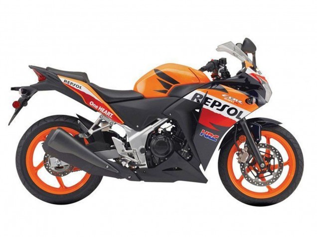 Acquista Carena Moto Honda CBR250RR 2011-2015 - Arancia Bianco Rosso Nero Lucido Repsol HRC