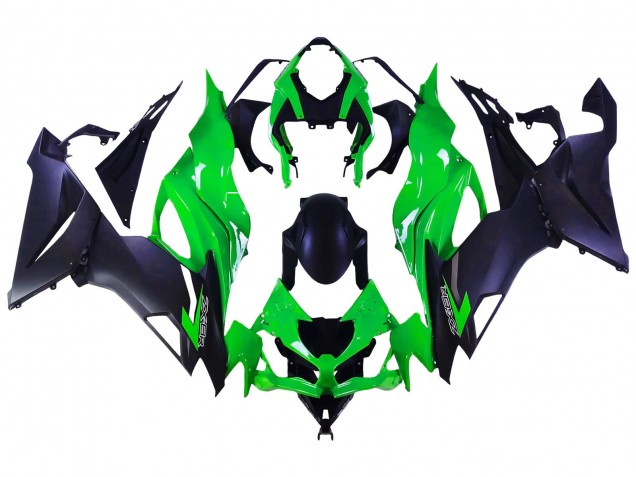 Acquista Carena Moto Kawasaki ZX6R 2019-2022 - Verde Nero Opaco