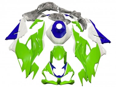 Acquista Carena Moto Kawasaki ZX6R 2019-2022 - Bianco Blu Verde