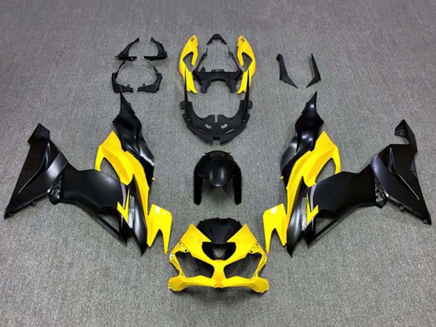 Acquista Carena Moto Kawasaki ZX6R 2019-2022 - Giallo Nero Opaco