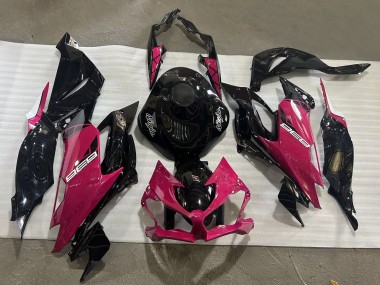 Acquista Carena Moto Kawasaki ZX6R 2019-2022 - Nero Lucido Rosa Ninja