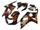Acquista Carena Moto Suzuki GSXR1000 2000-2002 - Nero Lucido Arancia Fiamma