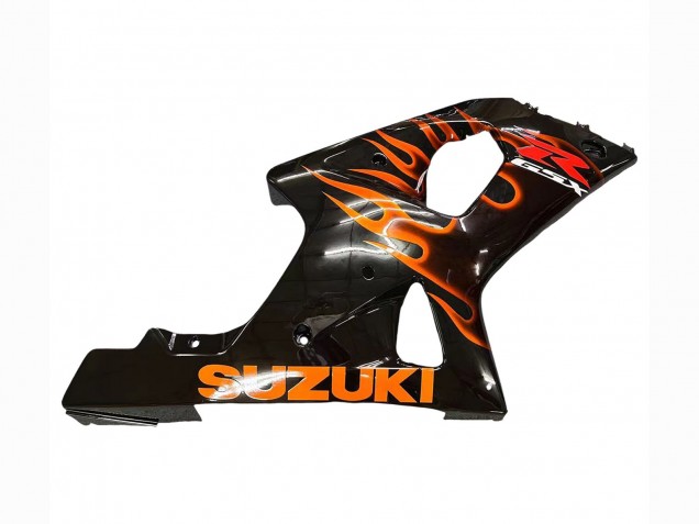 Acquista Carena Moto Suzuki GSXR1000 2000-2002 - Nero Lucido Arancia Fiamma