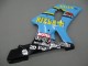 Acquista Carena Moto Suzuki GSXR1000 2000-2002 - Azzurro Chiaro Giallo Nero Motul Rizla