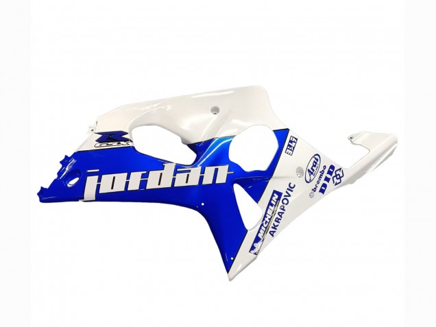 Acquista Carena Moto Suzuki GSXR1000 2000-2002 - Bianco Blu Jordan 59